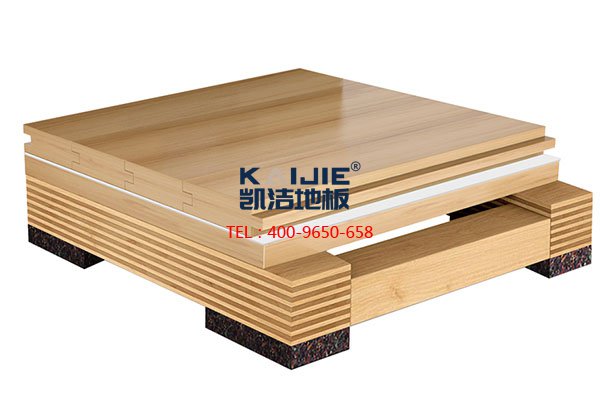 籃球?qū)Ｓ玫匕妪埞墙Y(jié)構(gòu),體育運動木地板,龍骨結(jié)構(gòu)地板,凱潔籃球地板