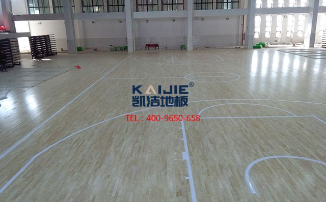 籃球館運動木地板安裝驗收標準是什么？看完你就知道了——凱潔地板
